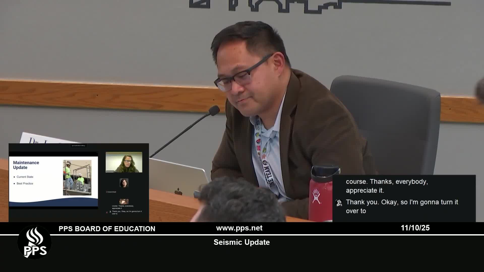 Facilities report: maintenance staffing gap, LED field lights and $19.9M PSEF award