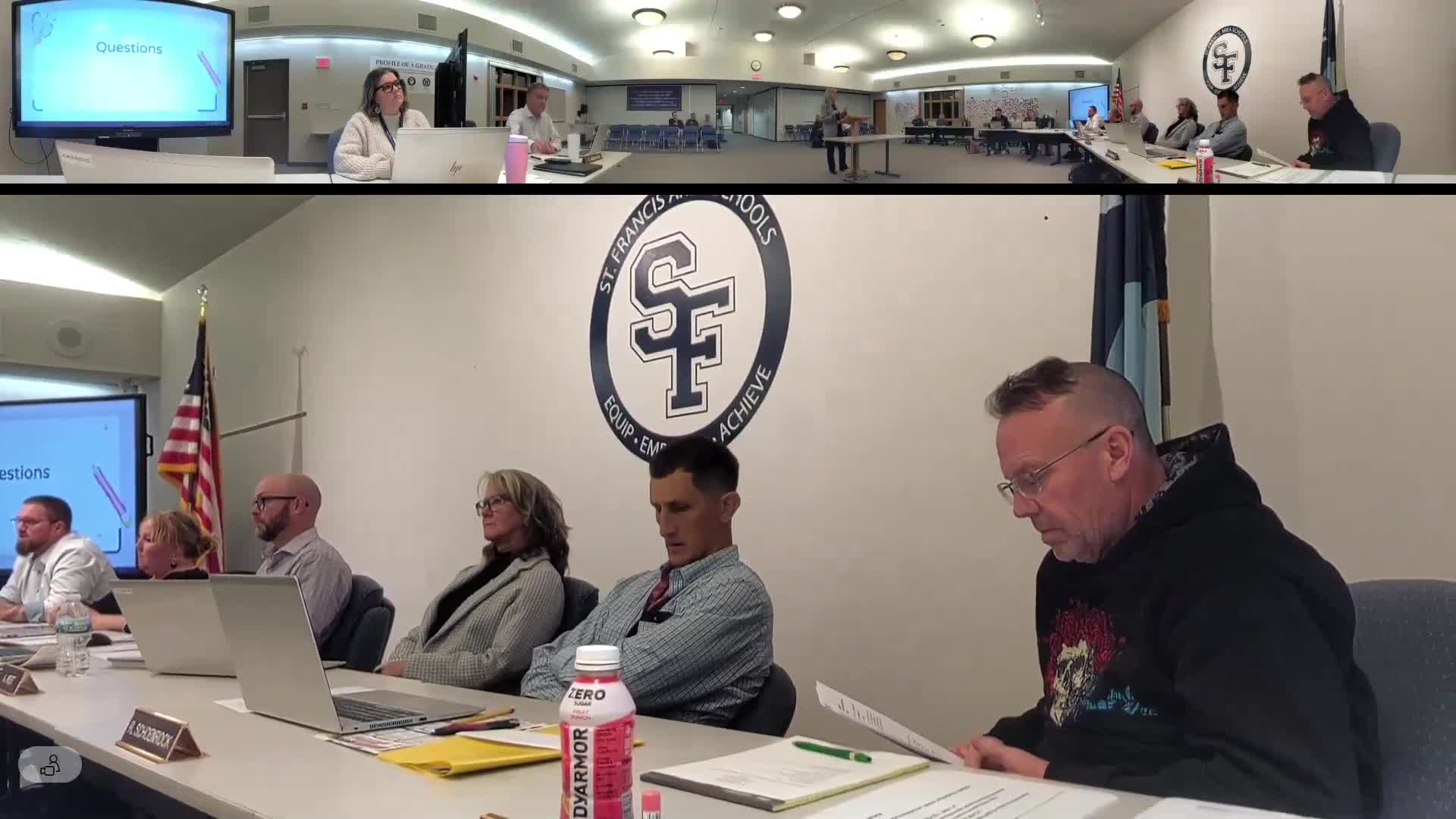 St. Francis reports new literacy, math and special‑education initiatives; vaccination coverage flagged