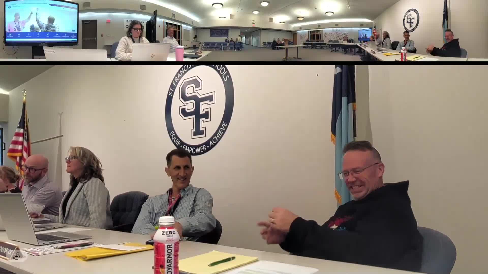St. Francis board hears plan for high‑school work‑based learning program, staff seeks 0.5 FTE coordinator