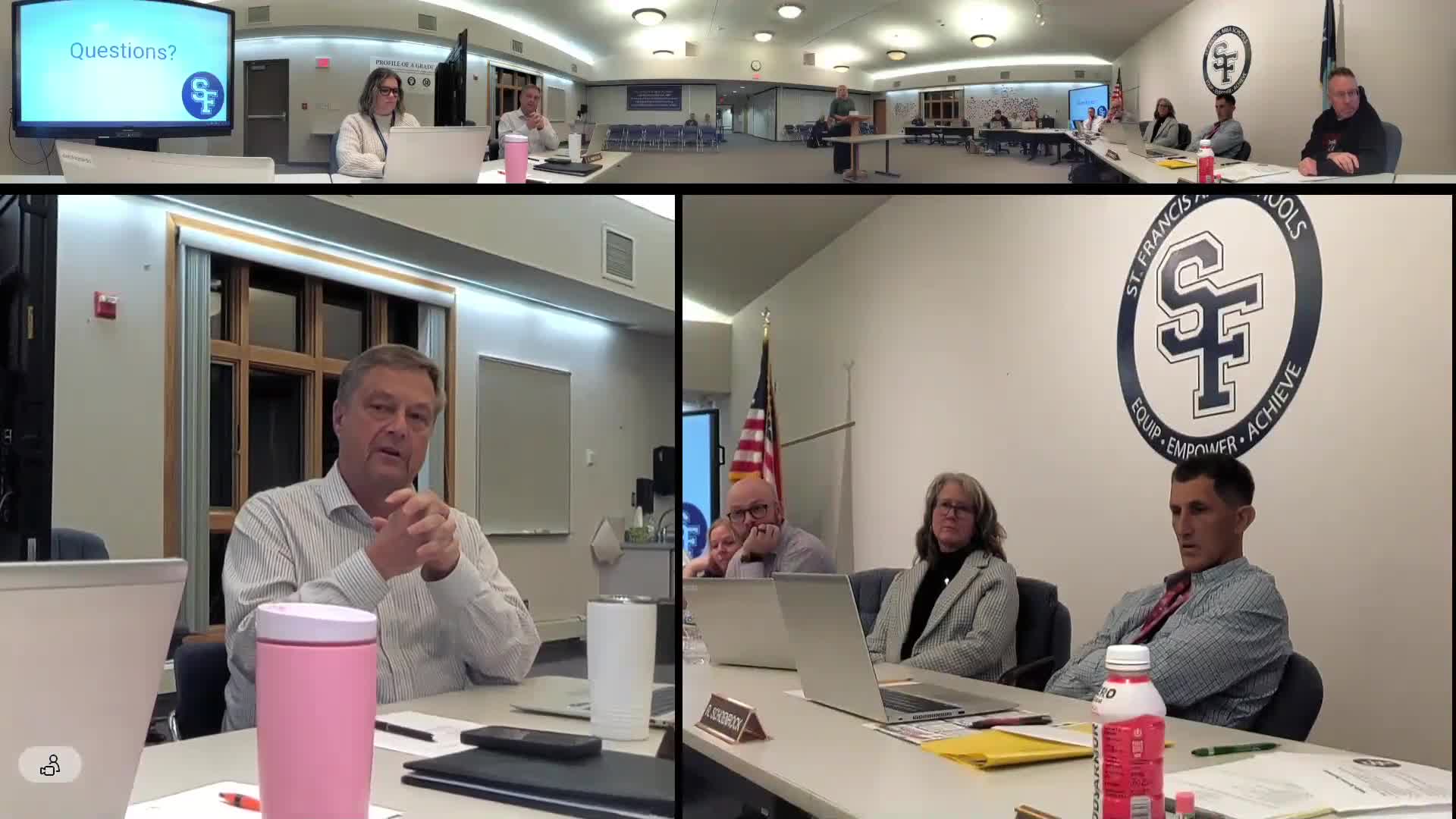 Board approves special‑election returns and labor/department agreements; bus driver contract passes 7–0