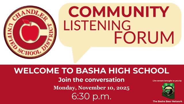 Community highlights strengths, warns of funding and enrollment pressures during Chandler Unified superintendent search forum