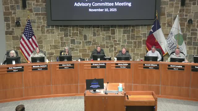 Flower Mound CIAC elects Chris Reid vice chair, approves minutes