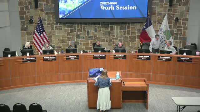 Work session: developer presents Orchard Storage concept; HOA support and design concessions highlighted