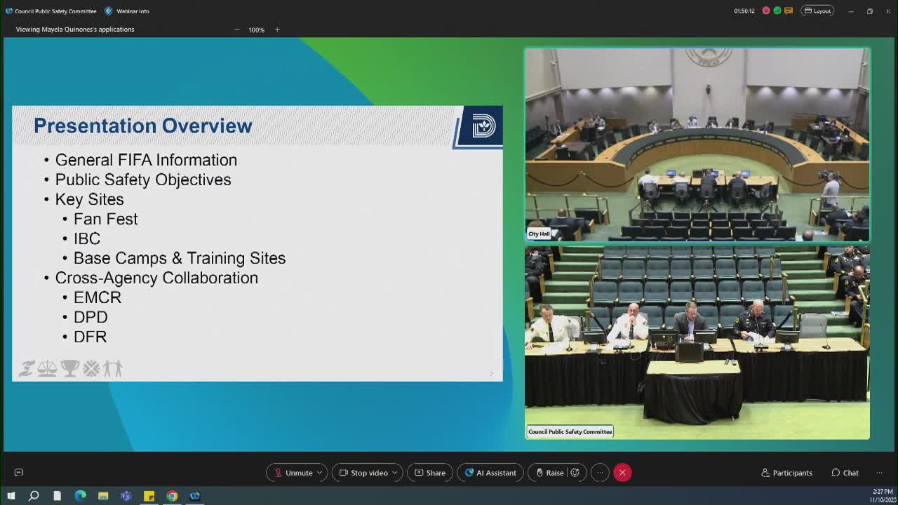 Dallas outlines multi-agency public-safety plan for FIFA World Cup matches and fan fest