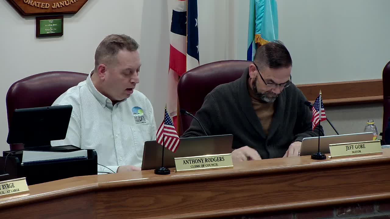 Huber Heights advances plan for 3,500‑capacity indoor music venue; council sends ordinance to second reading