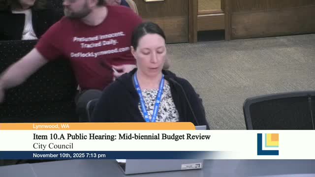 Residents press Lynnwood council to avoid big property‑tax hike as levy hearing opens