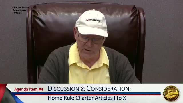 Stafford Charter Review Commission backs mayor reporting changes and formalizes mayor pro tem selection