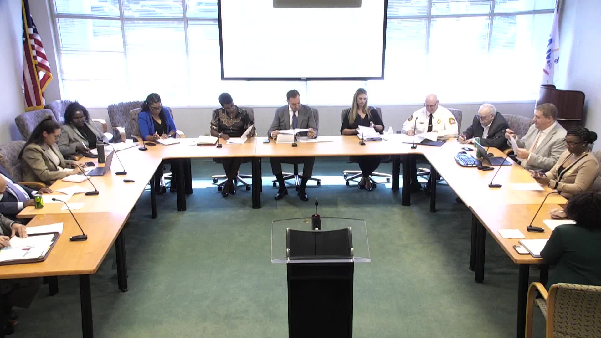 Staff previewed consent items: procured services, equipment purchases, demolition amendment and settlement with Johnson Controls