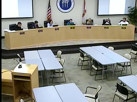 Board debates public-comment time limits and meeting order; chair discretion and security language proposed