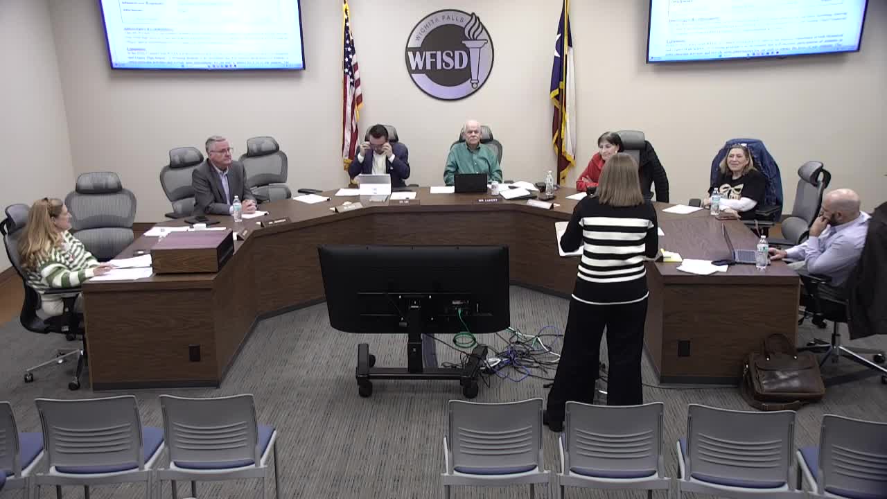 WFISD staff recommend $182,023 purchase to launch wrestling at both high schools in 2026–27