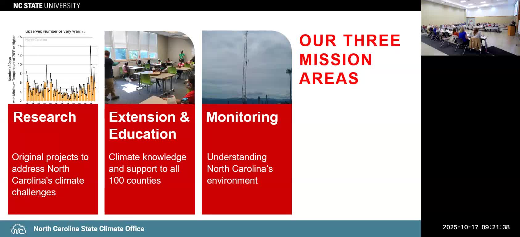 State climate office: Chatham County likely to warm in coming decades; planners urged to size infrastructure for hotter nights and heavier downpours