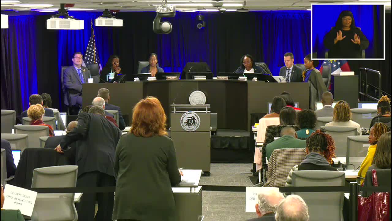 Residents press DeKalb commissioners to delay Sky Harbor hangar contract at PDK; board defers award