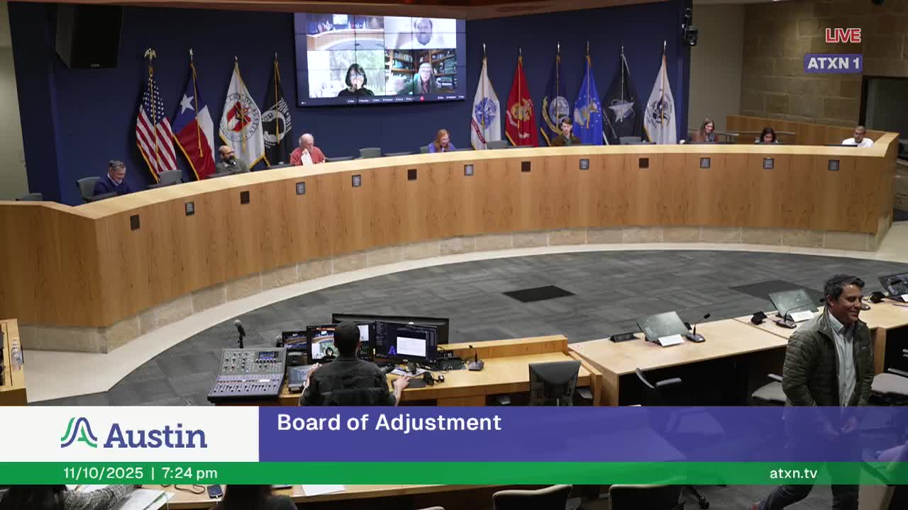 Board grants setback variance for carport with condition it remain open and have gutters