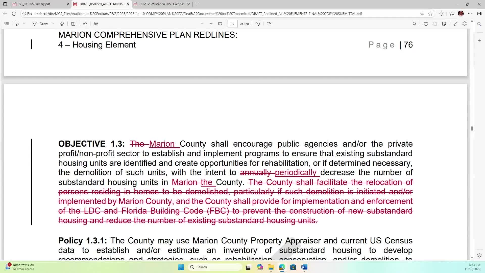 Commission hears plan to lower county urban traffic standard from E to D; consultants say change aligns county roads with state practice