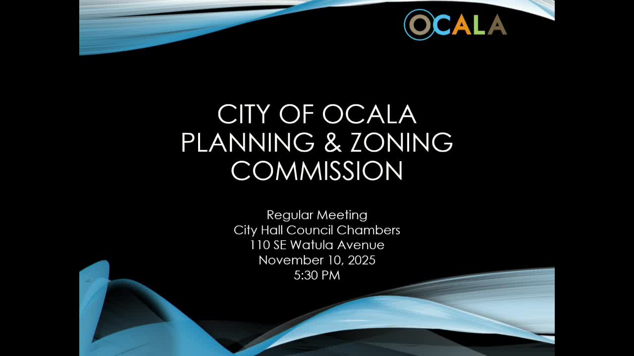 Ocala council approves reduced parking for 102‑unit senior affordable apartments