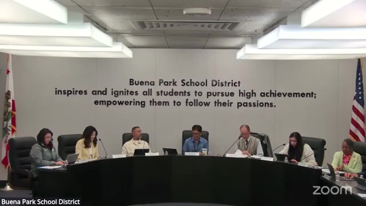 Buena Park board accepts revised comprehensive school safety plan for all schools