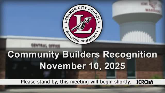 Lebanon City Schools honors students at board meeting; district launches live-streamed recognition