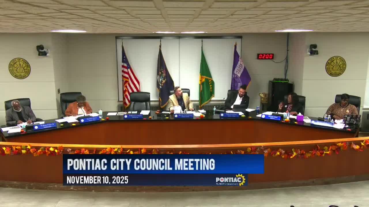 Pontiac council adopts Community Benefits ordinance, creates advisory committee
