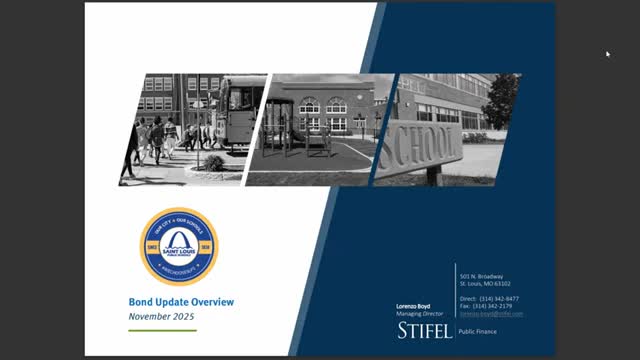 St. Louis school board authorizes engagement to monitor possible refinance of 2017 bonds