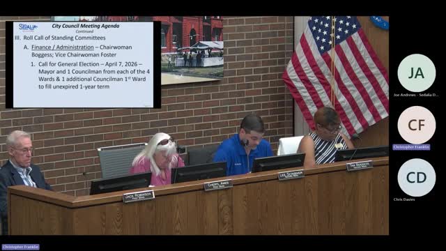 Sedalia council approves election date, sewer easement, root-control contract and property sale; liquor licenses and appointment also pass