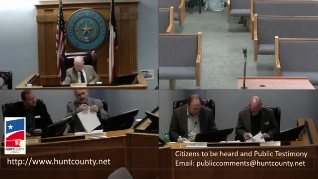 Votes at a glance: Hunt County approves accounts payable, budget amendments; adjourns