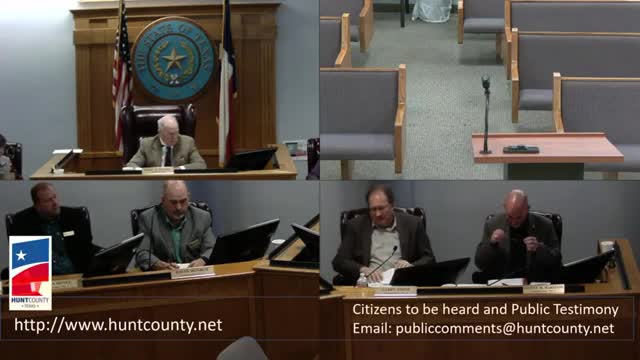 Hunt County court launches countywide efficiency review to inform FY2026–27 budget