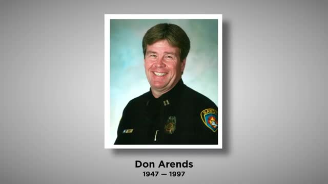 Family and firefighters honor Captain Don Aarons; ceremony names life-saving award in his memory