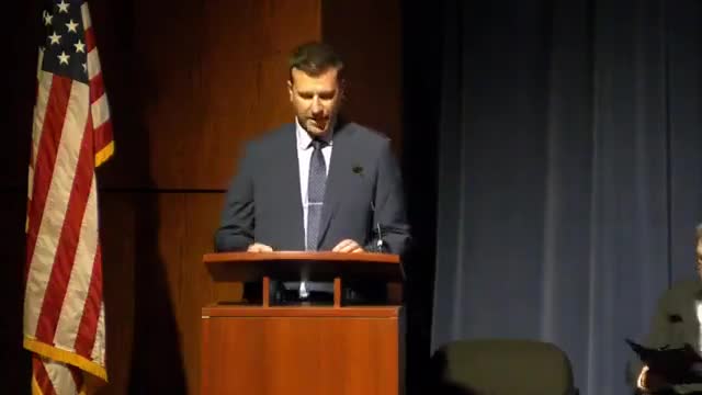 Veterans Day program at New Berlin West honors service with student speeches and military presentations