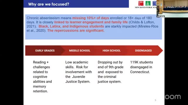 New Haven reports sharp decline in chronic absenteeism; Wilbur Cross highlights Freshman Academy progress