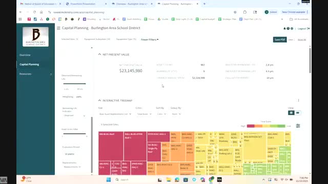 District gets $23 million, 10-year facilities plan, plus live 'Reveal' dashboard from McKinstry