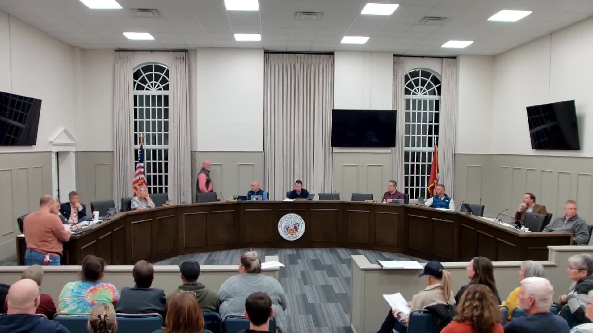 Faulkner County committee hears public defense of library funding; advances most 2026 budget items and tables key library amendments