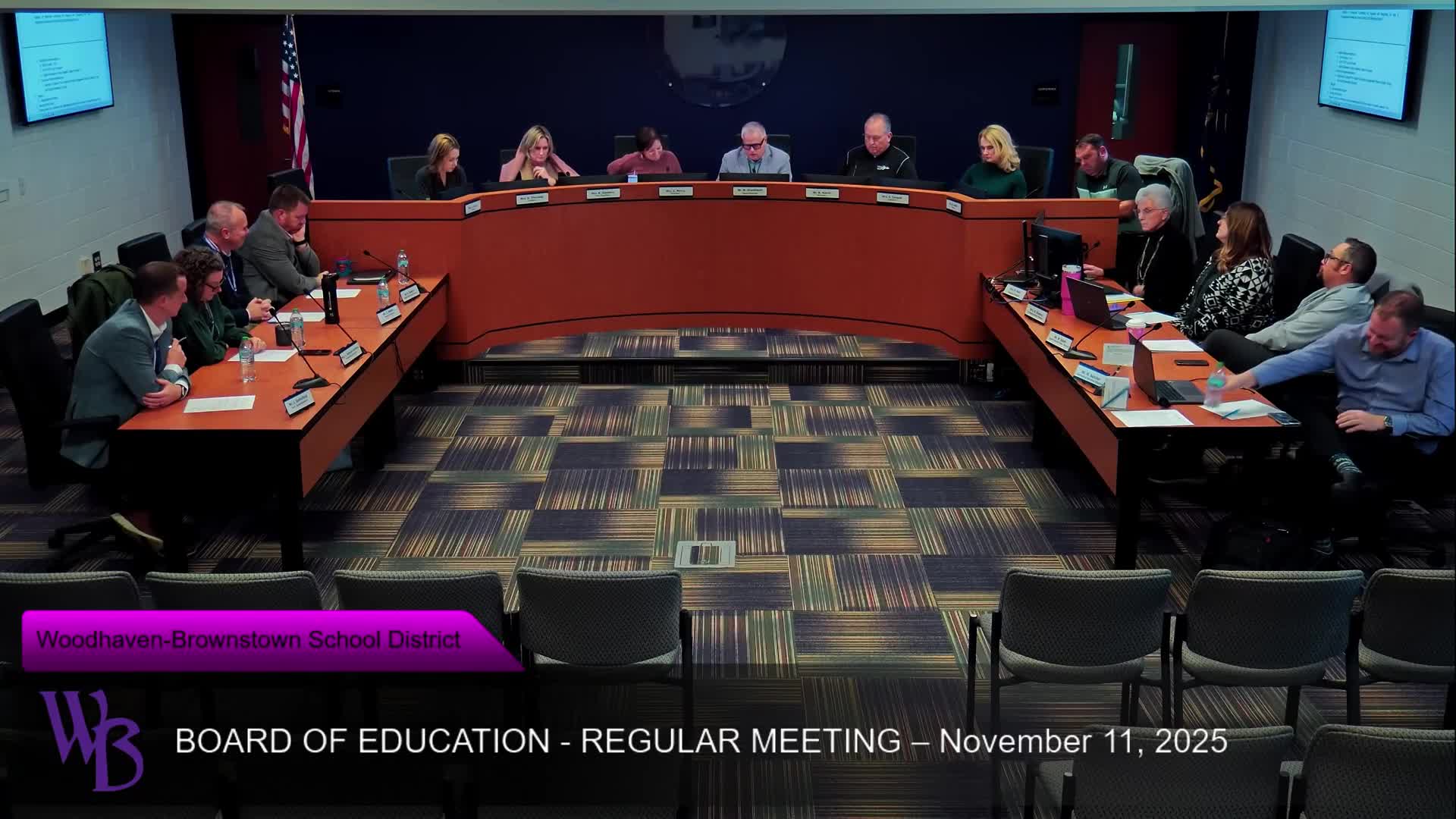 Board approves purchases of five buses, a plow-equipped F‑350 and new cafeteria tables