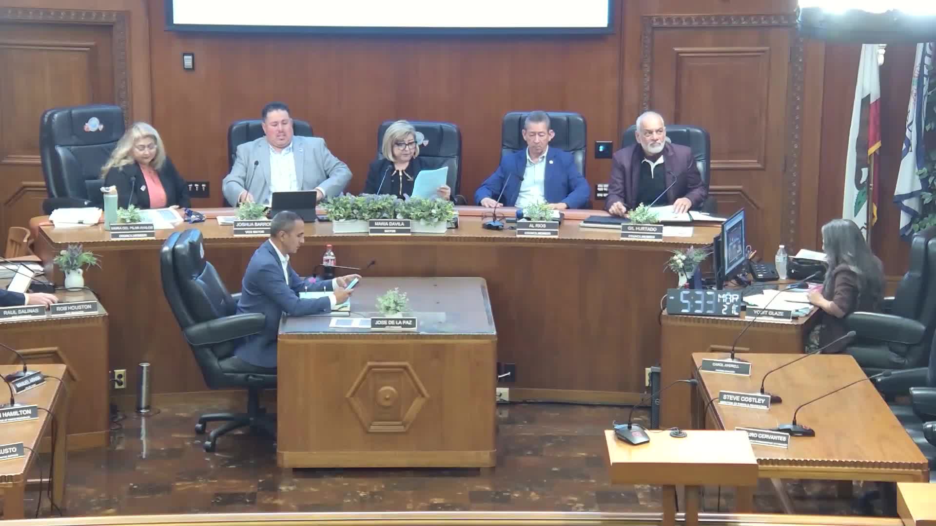 South Gate issues proclamations honoring law‑enforcement records staff, Key Club week and Marine Corps birthday