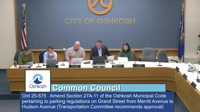 Oshkosh council approves bicycle sidewalk restriction, High Avenue parking changes and awards reconstruction contract