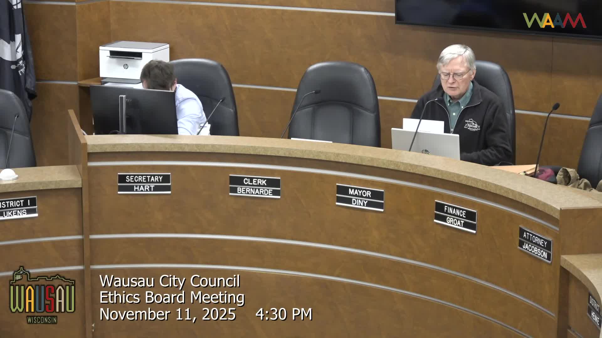 Wausau Ethics Board debates final wording of ethics code, sets Dec. 16 follow‑up meeting