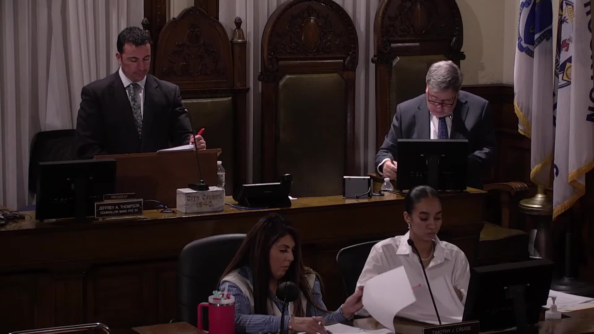 Council refers park grant, contamination assessment funds, easement and pension items to finance committee