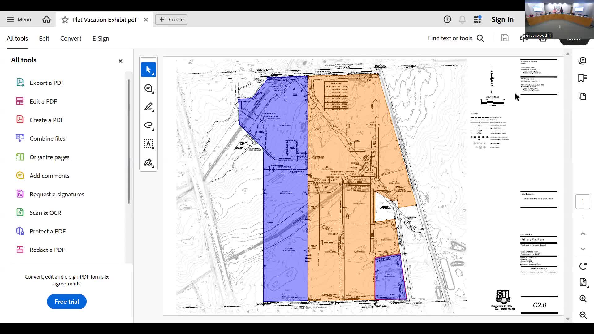 Plan commission splits on one Anderson Hauser plat vacation, approves a second and schedules reconsideration