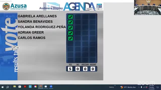 Azusa Unified board approves tentative agreements with employee groups and management pay increases