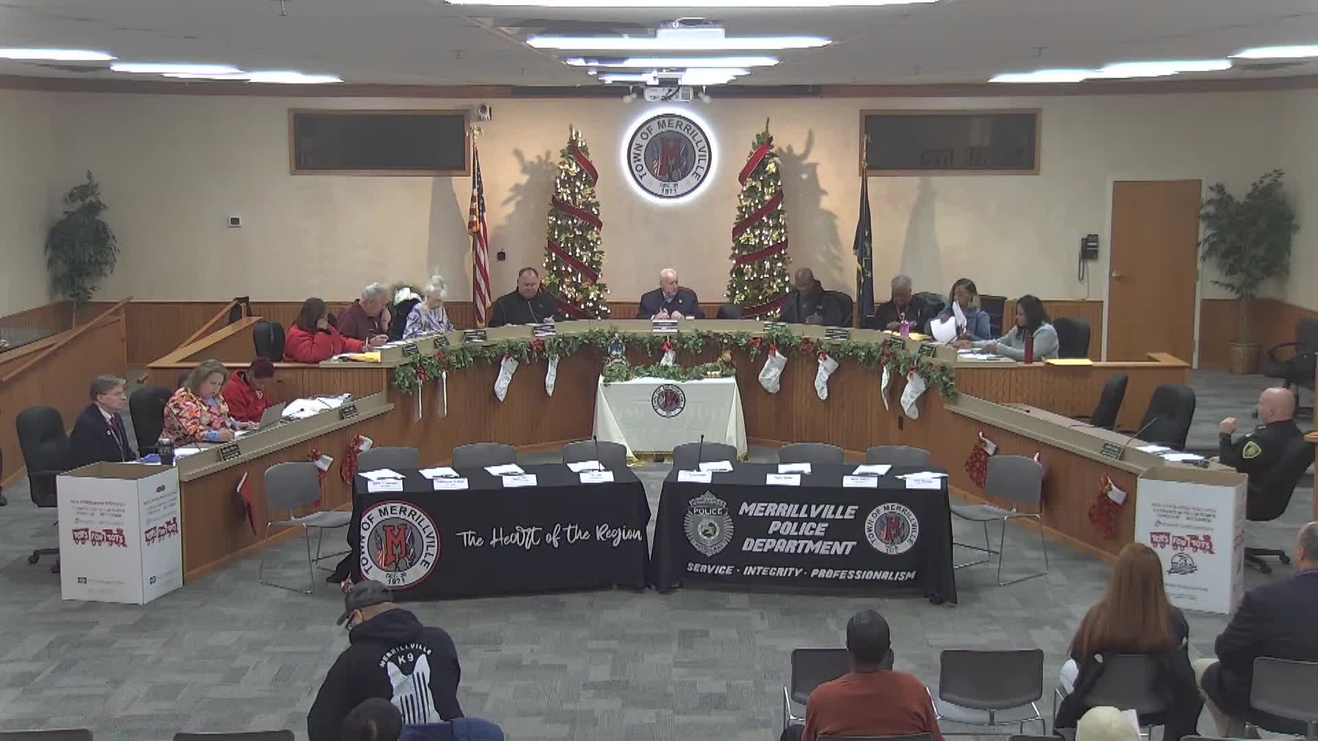 Merrillville council approves FOP contract with 10% annual raises beginning Jan. 2026