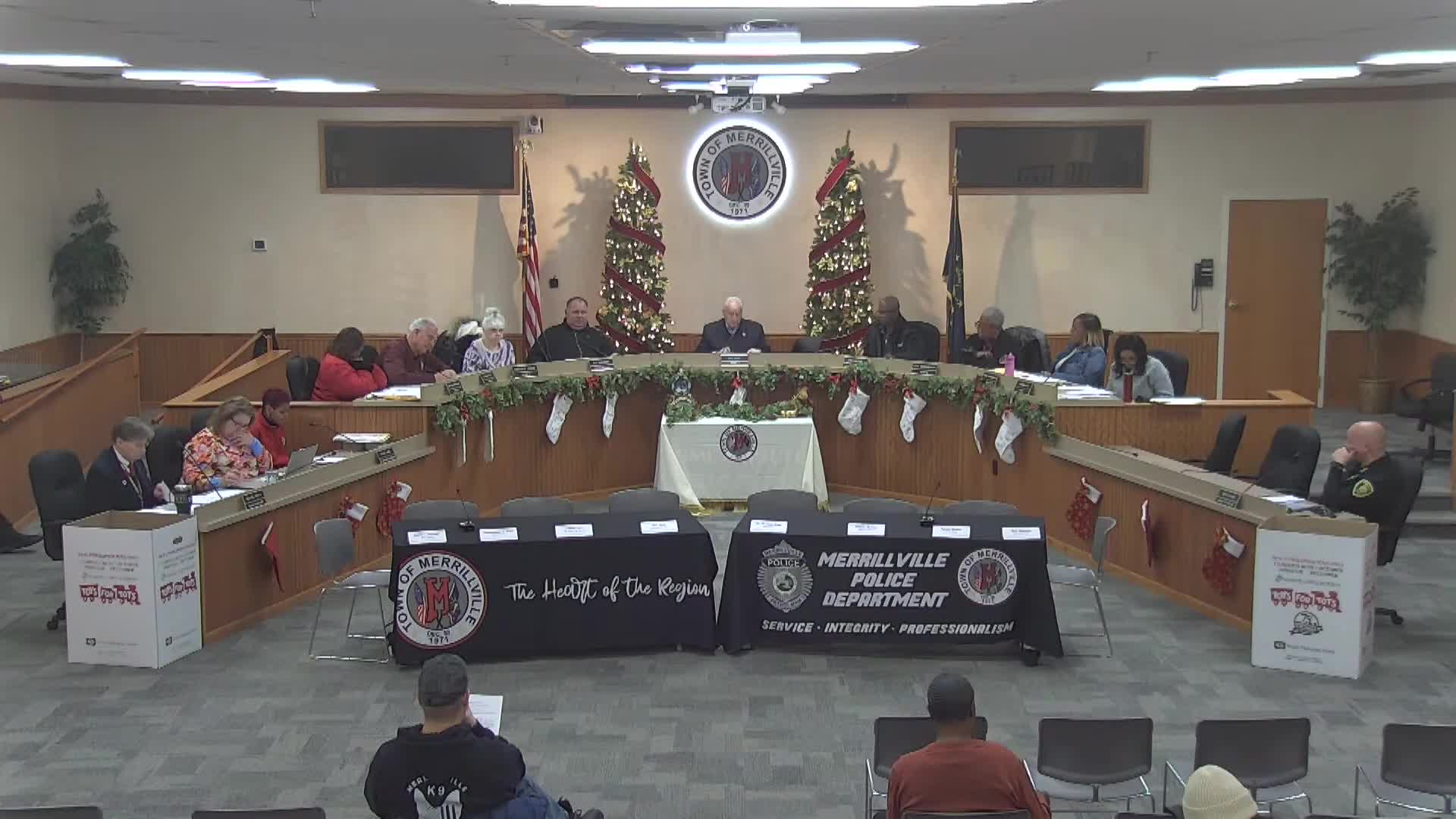 Merrillville adopts bond ordinance to fund infrastructure, police building updates and vehicles