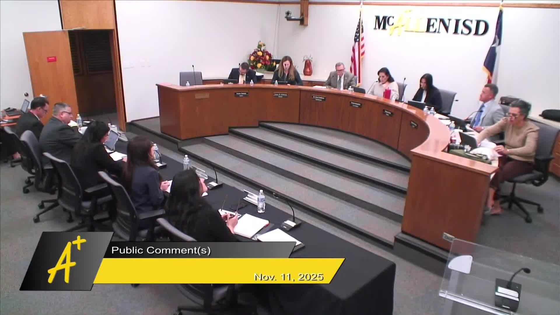 Parents, teachers and community members urge McAllen ISD to prioritize high‑school fine‑arts facilities in bond plan