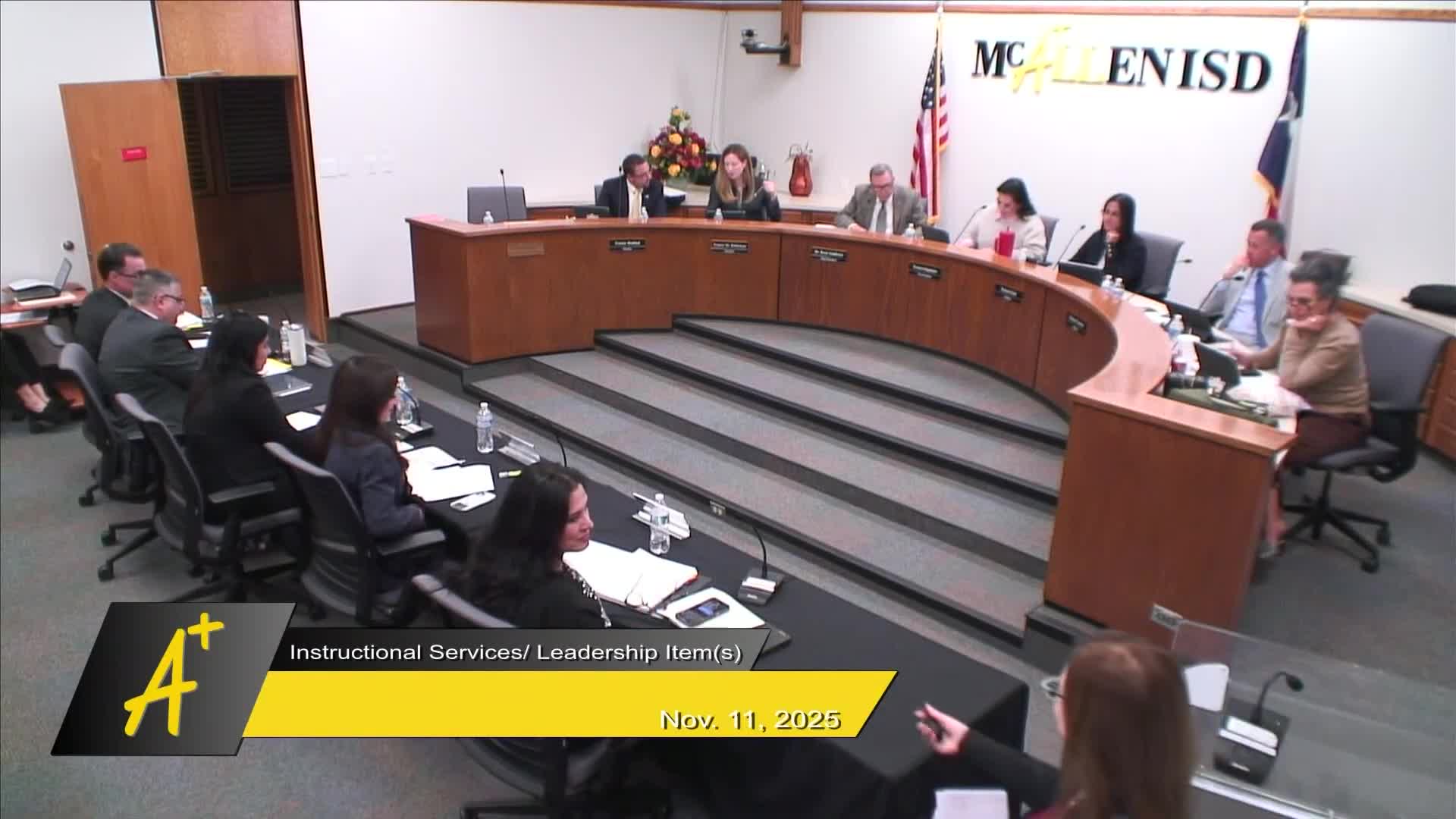 McAllen ISD outlines grants and new programs: DOJ STOP grant application, body‑worn camera funding, and elementary Science Olympiad