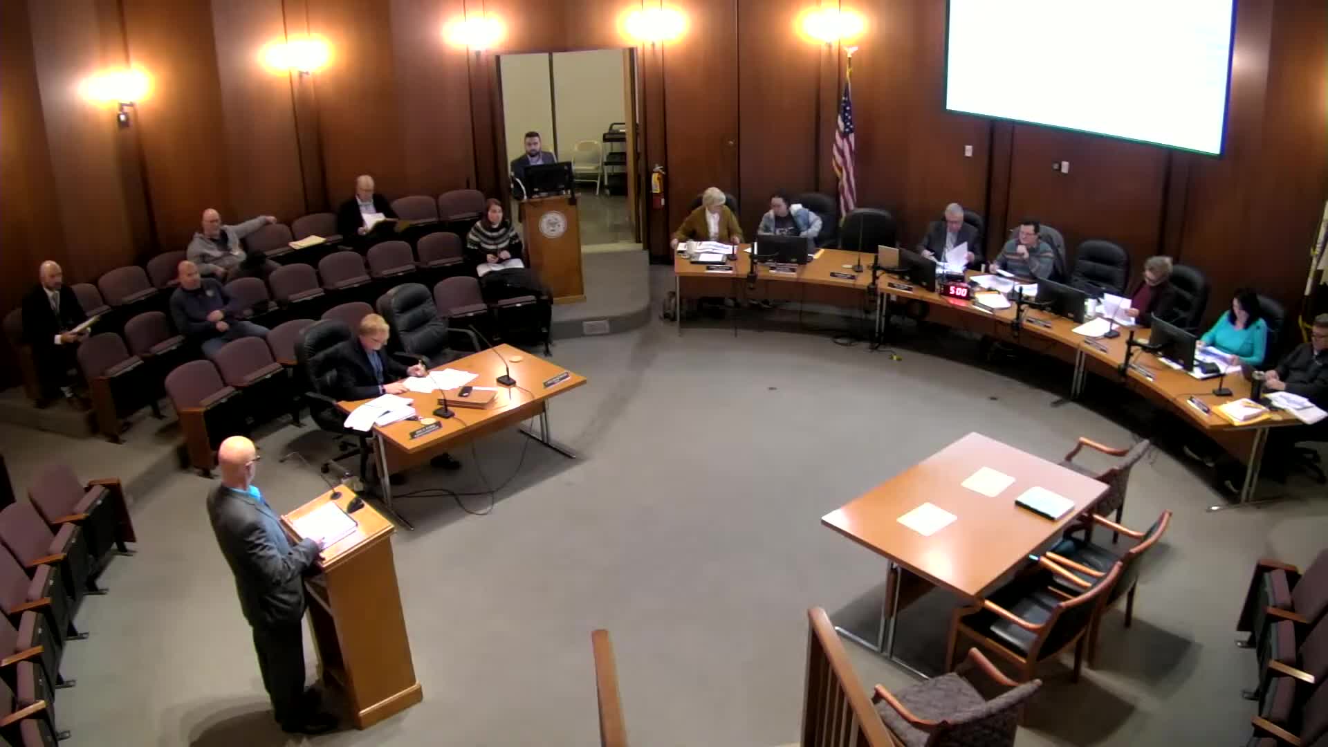 Public Works requests larger paving and stormwater budgets; city plans increased in‑house paving