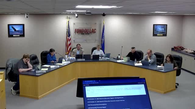Fond du Lac board approves 2025–26 base‑wage settlements for multiple employee groups