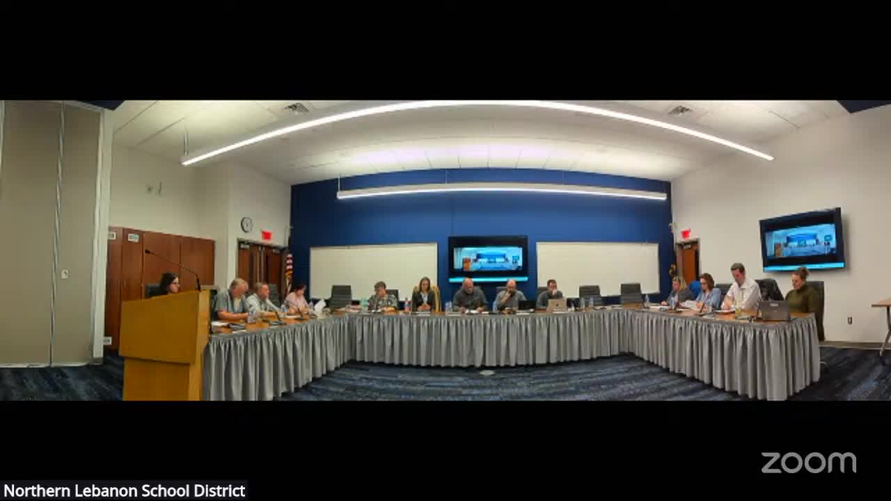 Northern Lebanon School Board unanimously adopts agenda, consent items and approves student trip