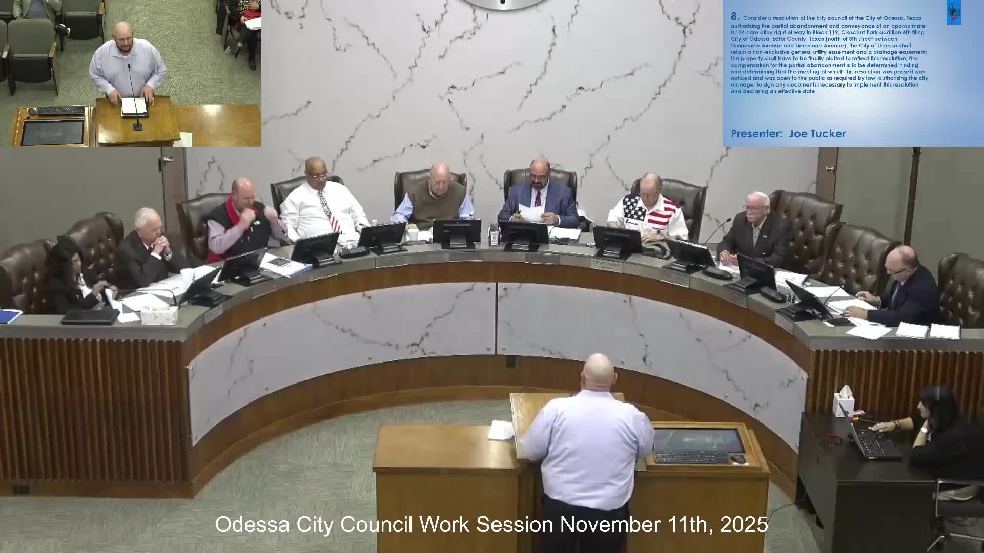 Council approves partial alley vacation near 8th Street for longtime business, city to retain utility easements