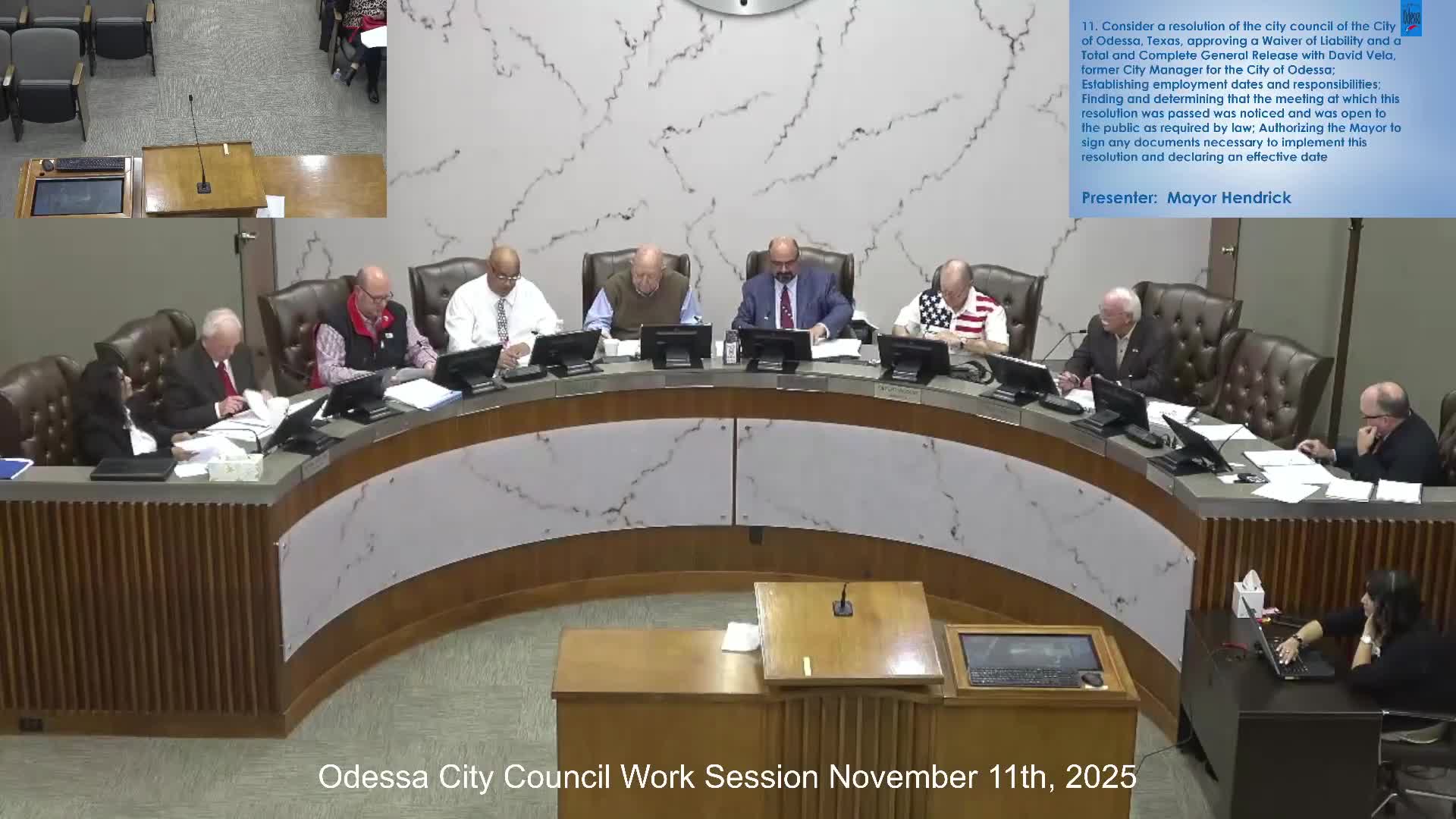 Odessa council roundup: consent agenda, parks sponsorship, pay increase, former manager lease and appointments approved