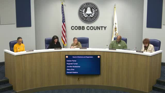 Board approves advertising to temporarily move Smyrna Precinct 2A to community center, sets advanced voting for SD‑35 runoff