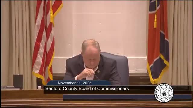 At a glance: routine approvals and appointments at Bedford County meeting