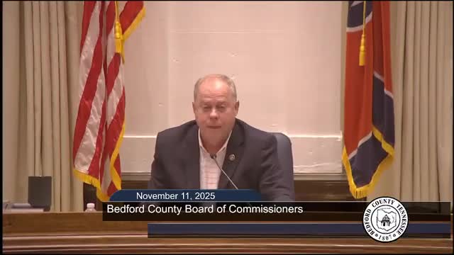 Bedford County forms 12‑month advisory committee to study decentralized wastewater systems